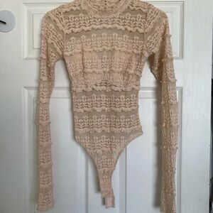 Free People Lace Bodysuit